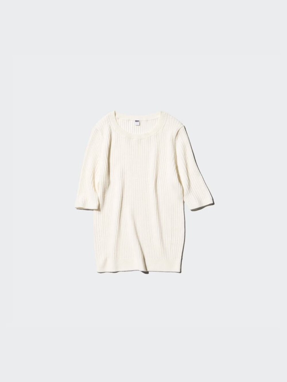 NWT Uniqlo 100% Merino Wool Ribbed Sweater Top Shirt-XS